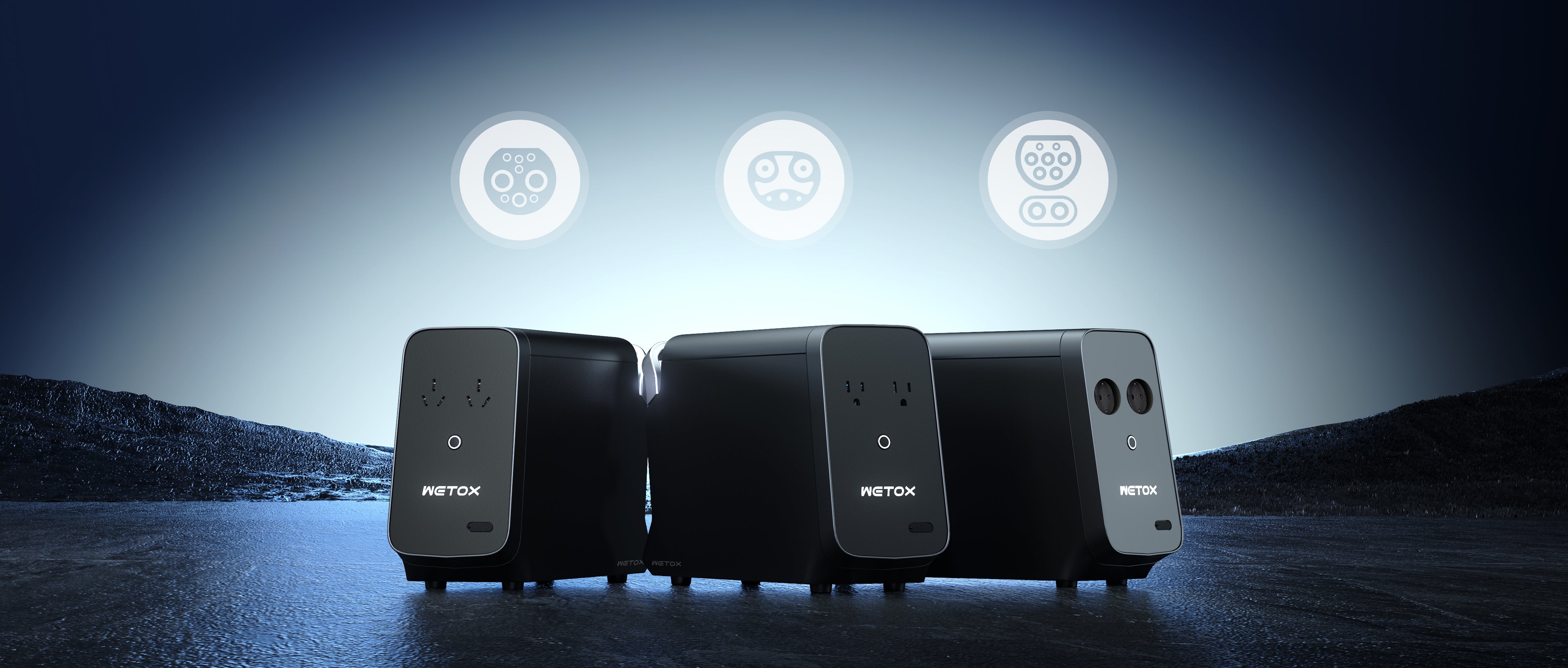 WETOX Tesla V2L adapter,V2L discharge device,NACS,GBT,CCS2