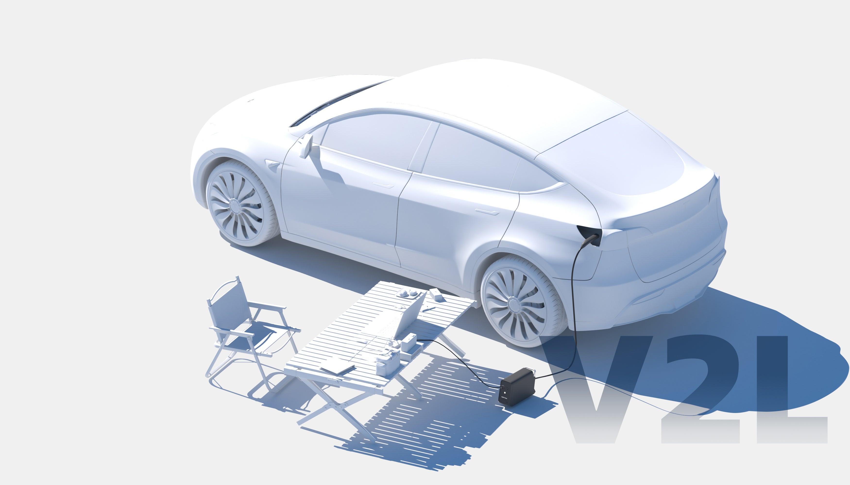 WETOX Tesla V2L adapter,V2L discharge device